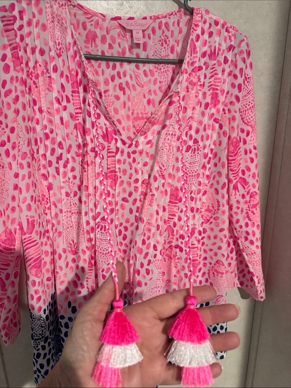 Lilly Pulitzer Marlina tunic blouse - Picture 8 of 8